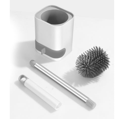 Wall-Mounted Toilet Brush with Holder