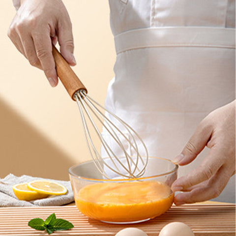 Premium Silicone & Wood Kitchen Utensil Set