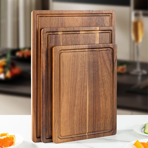 Ebony Whole Wood Cutting Board Set