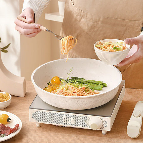 LYORIX ™ Minimalist Marble Non-Stick Cookware Set