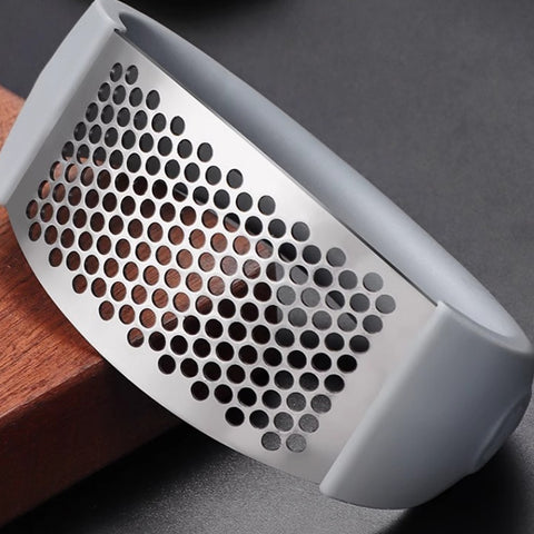 LYORIX Stainless Steel Garlic Press Set