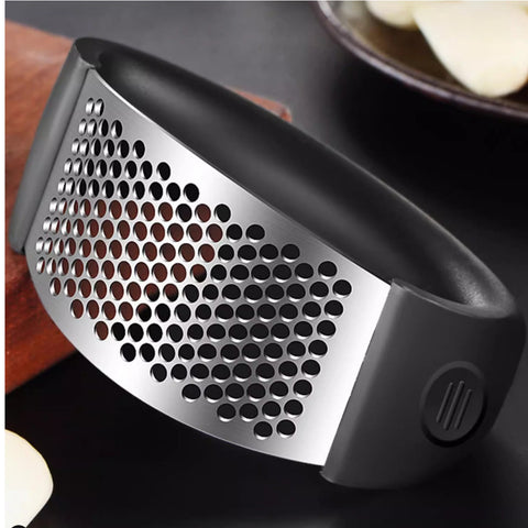 LYORIX Stainless Steel Garlic Press Set