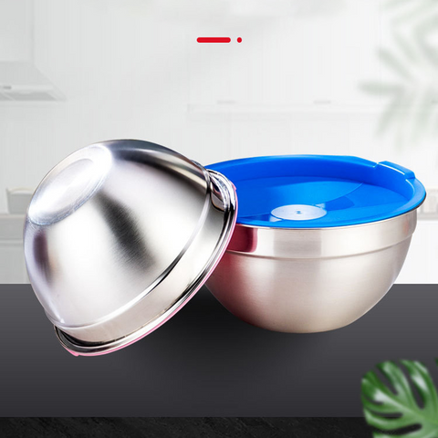 Mixing Bowl Set with Color Lids