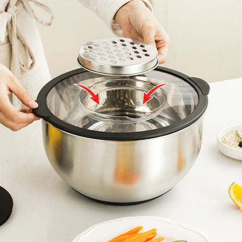 Multi-Functional Salad Bowl Set