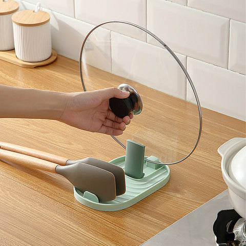Multi-Functional Pot Lid & Utensil Holder Rack