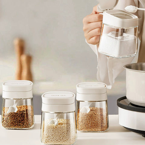 LYORIX - Premium Glass Canisters set