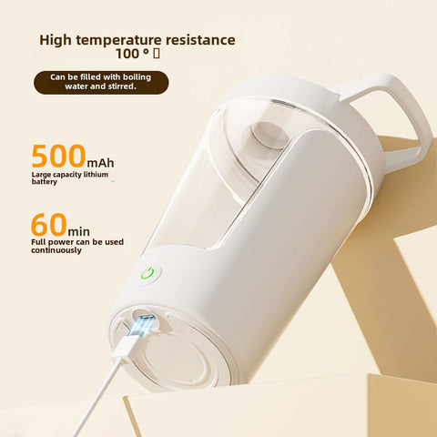 Electric automatic stirring cup for charging
