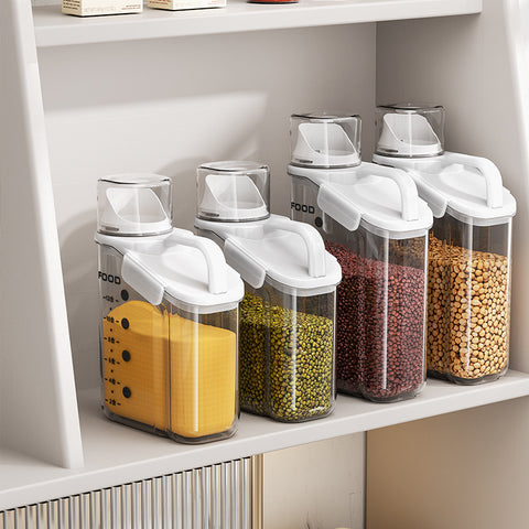 LYORIX™ SmartSeal Dispenser Set – Multi-Size Grain & Dry Food Containers
