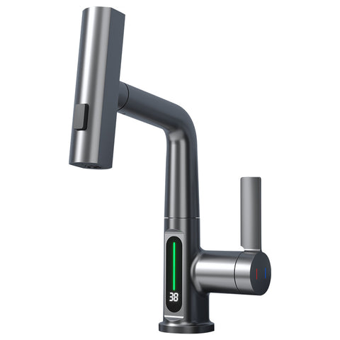 Smart Digital Pull-Out Faucet