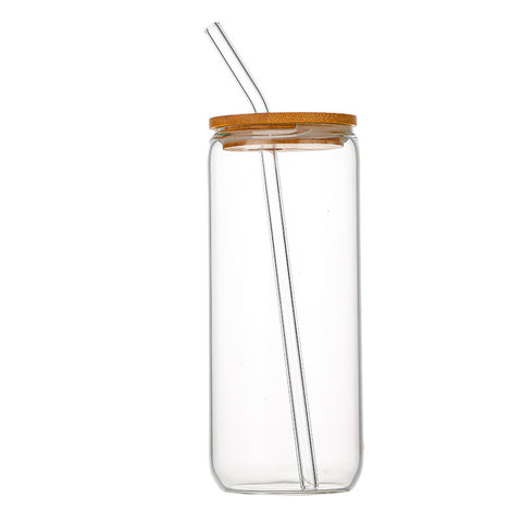 Amazon popular cola mug, high borosilicate, high temperature resistant glass, straw mug, beer mug, cola mug set pattern