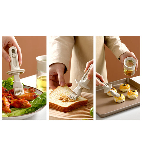 LYORIX Retractable Oil Brush Bottle