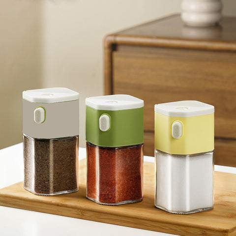3-Piece Push-Lock Spice & Seasoning Container Set