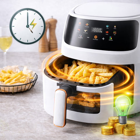 Smart Digital Air Fryer with Visible Window