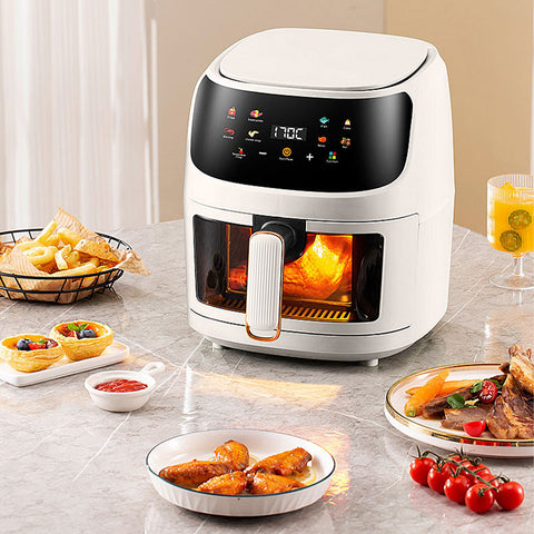 Smart Digital Air Fryer with Visible Window