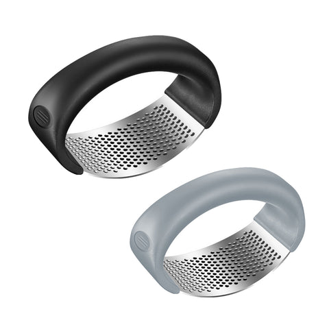LYORIX Stainless Steel Garlic Press Set
