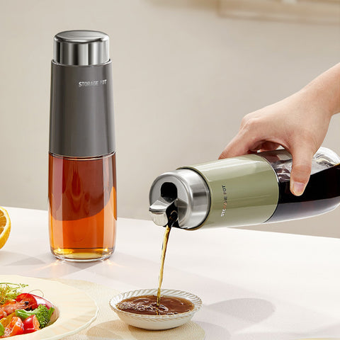 Premium Kitchen Condiment & Oil Dispenser Set