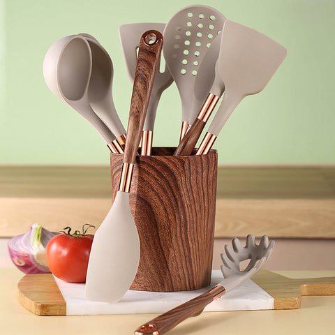 LYORIX™ Silicone Kitchen Utensil Set