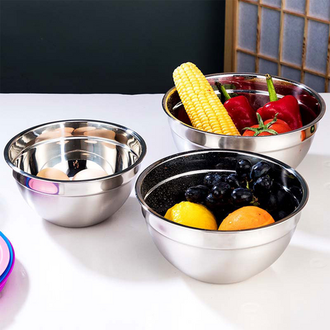 Mixing Bowl Set with Color Lids