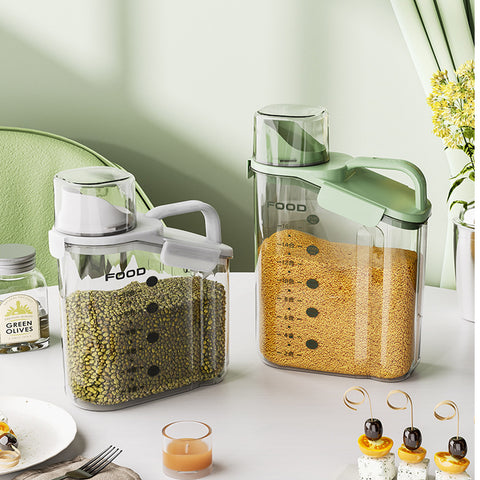 LYORIX™ SmartSeal Dispenser Set – Multi-Size Grain &amp; Dry Food Containers
