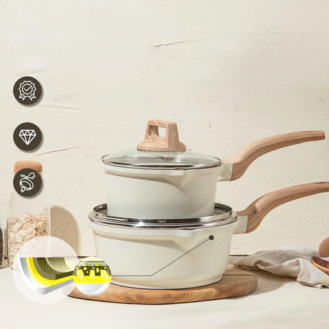 LYORIX™  Non-Stick Marble Cookware Set
