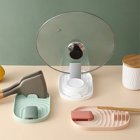 Multi-Functional Pot Lid & Utensil Holder Rack