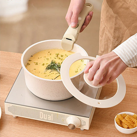LYORIX ™ Minimalist Marble Non-Stick Cookware Set
