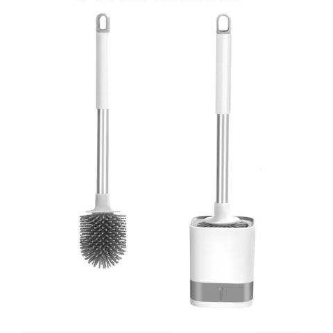 Wall-Mounted Toilet Brush with Holder