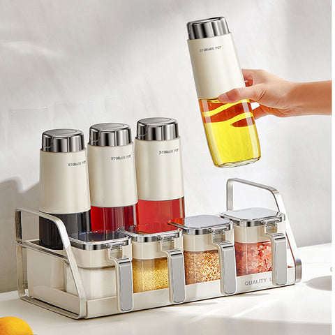 Premium Kitchen Condiment & Oil Dispenser Set