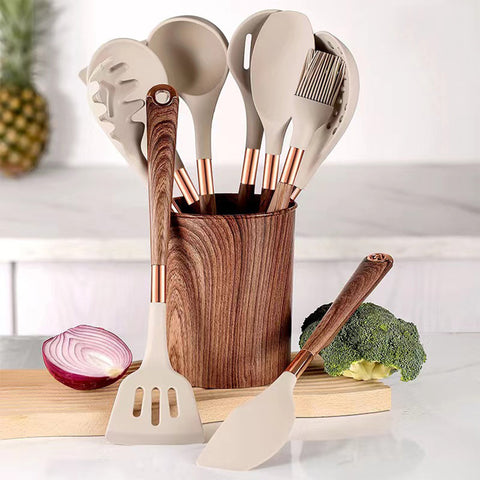 LYORIX™ Silicone Kitchen Utensil Set