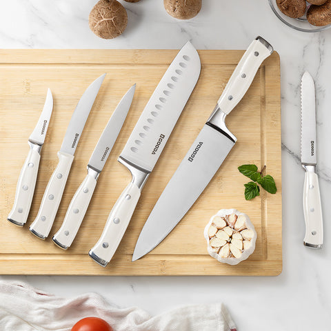 Foreign Trade Kitchen Stainless Steel Knife Set 11 Piece Knife Set Cross-border Wooden Seat Chef Steak Set Knife Gift Gift