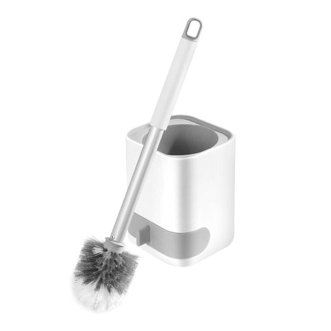 Wall-Mounted Toilet Brush with Holder