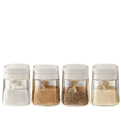 LYORIX - Premium Glass Canisters set