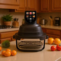 Cross-Border Color Screen Smart Air Fryer Glass Visible Fryer Electric Oven Eu Standard 110V Us