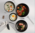 Demark Qiaoqian New House Cookware Suit Full Set Household Non-Stick Wok Soup Pot Universal Induction Cooker Gas Stove