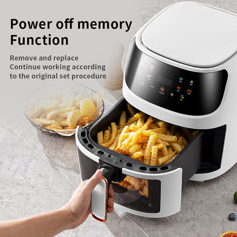 Air Fryer Household Multifunctional Visual Electric Oven Touch Baking Frying Potato Chips Machine Gift Wholesale